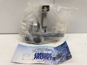 lot 102 image: Empire Faucets U-YJW68-OFS RV TubShower Diverter with Crystal Handles
