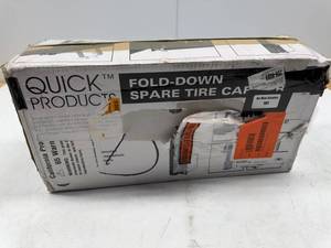 lot 107 image: Quick Products JQ-HHD-1005 Deluxe Folding Universal RV Tire Carrier