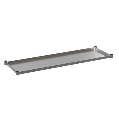 Galvanized Under Shelf for 24 X 60 in. Stainless Steel Prep & Work Tables - Adjustable Lower Shelf