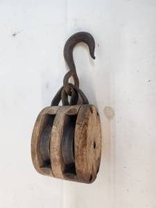 Vintage Madesco Products Double Block Pulley