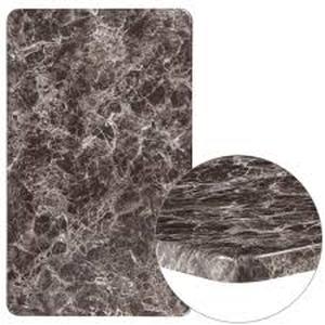 Gray Marble Table Top by Carnegy Avenue  Customer Returns See Pictures