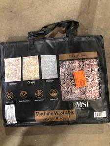 MSI Machine Washable Area Rug Customer Returns See Pictures