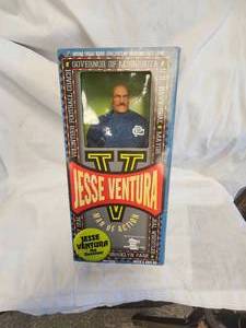 lot 12 image: Jesse Ventura Football Coach Doll, Excellent Condition