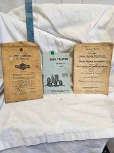 lot 22 image: Farmall-H and M Tractors,Ford, Briggs, Assembly, Parts, Owners Manuals