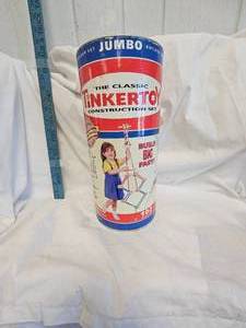 lot 60 image: Original 102 pc Tinker Toy Kit, Complete, appears like New