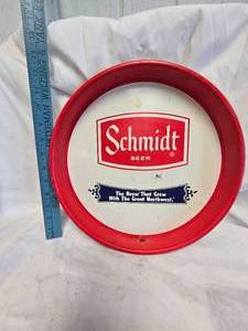 lot 71 image: Vintage Original Schmidt Beer Serving Tray