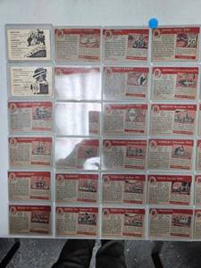 lot 123 image: World On Wheels Card Set, 1950s-60s, (38 cards)