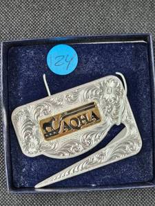 lot 124 image: Sterling Silver AQHA 1999 Letter Opener
