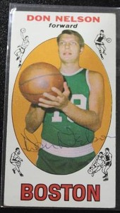 lot 32 image: 1969-70 Topps Tallboy Don Nelson #82 In Person Autograph