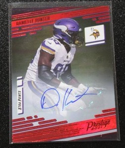 lot 39 image: 2021 Prestige Xtra Points Red Danielle Hunter Autograph #161