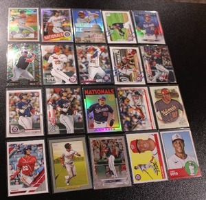 lot 40 image: Juan Soto Baseball Card Lot  20 Cards