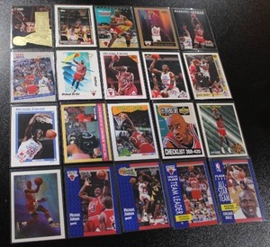 lot 51 image: Michael Jordan Basketball Card Lot  20 Cards