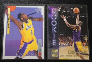 lot 52 image: 1996-97 Fleer Ultra & Stadium Club Kobe Bryant Rookie Card Lot  2 Rookie Cards