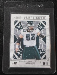 lot 75 image: 2024 Absolute Draft Diamonds Jersey Relic Jason Kelce #DOJ-JKE