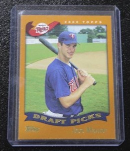 lot 95 image: 2002 Topps Joe Mauer #622 Rookie Card