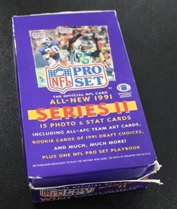 lot 116 image: 1991 Pro Set Series 2 Football Unopened Pack Lot  35 Packs