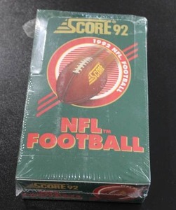 lot 117 image: 1992 Score Football Factory Sealed Hobby Box