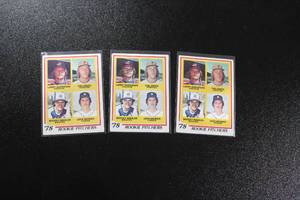 lot 131 image: 1978 Topps Jack Morris Rookie Card Lot  3 Rookie Cards