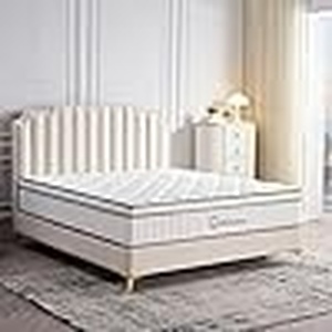 Gleedgee King Mattress with Gel Memory Foam and Individually Wrapped Coils