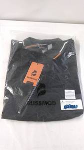 lot 44 image: Blissmod Mens Short Sleeve Polo Shirt - Black