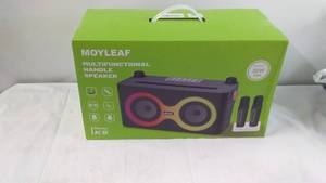 lot 55 image: MOYLEAF K5 Multifunctional Handle Speaker with Microphones