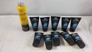 lot 80 image: Set of Got2b Glued Spray Wax and Schick Hydro Sense Shave Cream