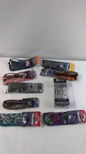 lot 82 image: Collection of 8 Assorted Reading Glasses in Various Styles