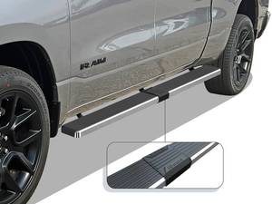 lot 98 image: 2019-2025 Ram 1500 Crew Cab (Excl. 2019-2024 Ram 1500 Clasic)6.5ft Bed Both Sides iStep W2W 6 Inch Stainless Steel