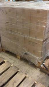 lot 105 image: Pallet of Celebrating 50 Years of Americas Greatest Game Super Bowl 50 Books - Approximately 50 Cases