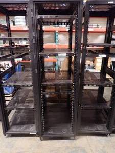lot 10 image: Data Cabinet with Shelves 82 x 32 x 24