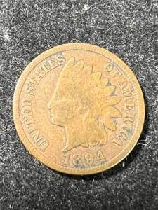 lot 16 image: 1894 US INDIAN HEAD CENT