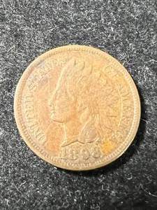 lot 37 image: 1898 US INDIAN HEAD CENT XF40