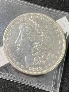 lot 40 image: 1882-S US MORGAN SILVER DOLLAR