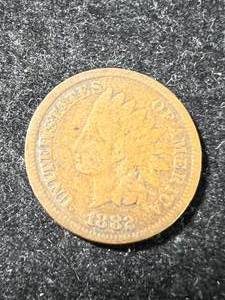 lot 48 image: 1882 US INDIAN HEAD CENT