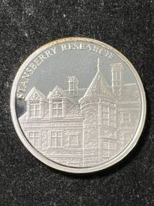 lot 83 image: 1 TROY OZ .999 FINE SILVER STANSBERRY RESEARCH ROUND