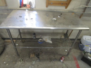 lot 84 image: SS Table 2x4x3