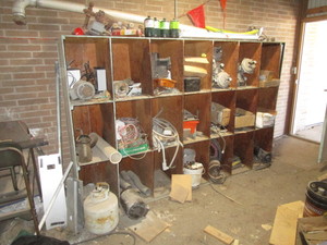 lot 109 image: Shelving Unit wLarge Amount of Misc. (see pics)