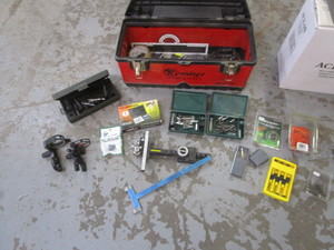 lot 48-A image: Archery Hunting Items & Tool Box