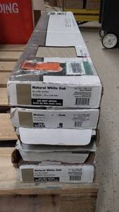 lot 22 image: 180 Square Feet of Natural White Oak Vinyl Peel and Stick Flooring