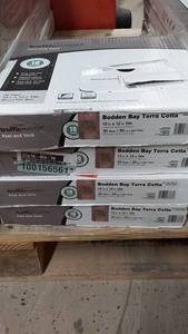 lot 23 image: 120 Square Feet of TrafficMASTER Bodden Bay Terra Cotta Peel and Stick Vinyl Tile