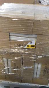 lot 42 image: Lot of 3 Boxes of 38 Harmony White Ceramic Tiles Made in Spain