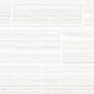lot 45 image: 32 Square Feet of Metro Blanco Porcelain Tiles 12x24 Made in Turkey