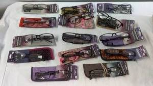lot 81 image: Collection of Multiple Styles 1.25 Foster Grant Reading Glasses