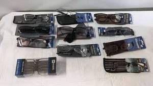 lot 82 image: Lot of 14 Reading Glasses with Various Styles 1.50