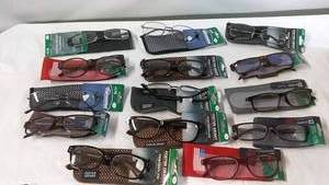 lot 84 image: Collection of 14 Foster Grant Reading Glasses with Cases 1.75
