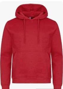 lot 92 image: Set of 2 Red Clique Adult MM Hoodies
