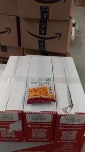 lot 149 image: Box of 35 Smart-Snax Sweet BBQ Crispy Protein Bites