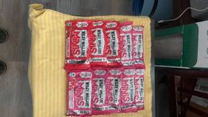 lot 152 image: Assorted Wiley Wallaby Minis Watermelon and Classic Red Candy Packets