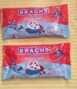 lot 155 image: 2 Bags of Brachs Cinnamon Imperials Candy, Great for Baking