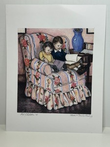 lot 134 image: Allison & Charles Reading Artwork Signed By Artist